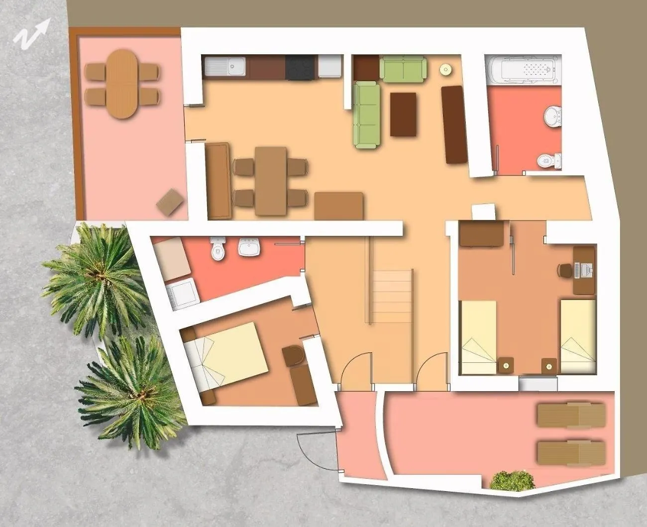 Kanarisches Haus Mit Terrasse, Whirlpool Und Grill La Sorrueda 0*,  Spain